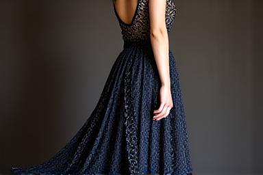 Vestido de gala único diseño de autor confeccionado artesanalmente